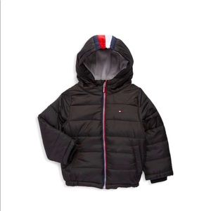 Tommy Hilfiger Black Puffer Jacket 2T